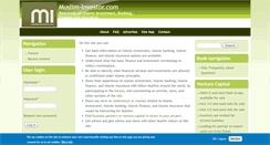 Desktop Screenshot of muslim-investor.com