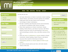 Tablet Screenshot of muslim-investor.com